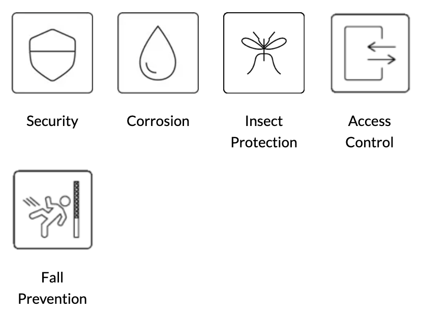 Diamond Grille Safety Specifications Image