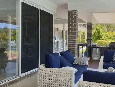 Sliding security doors