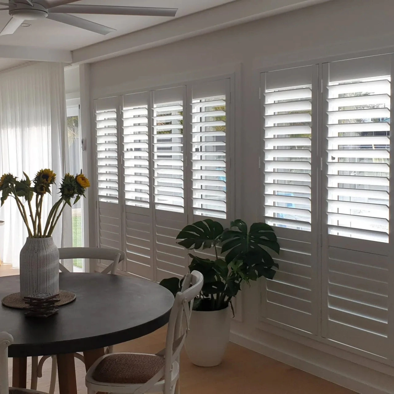 Plantation Shutters interior living room