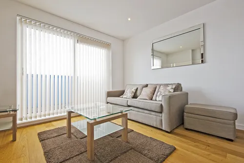 Vertical Blinds - Living Room