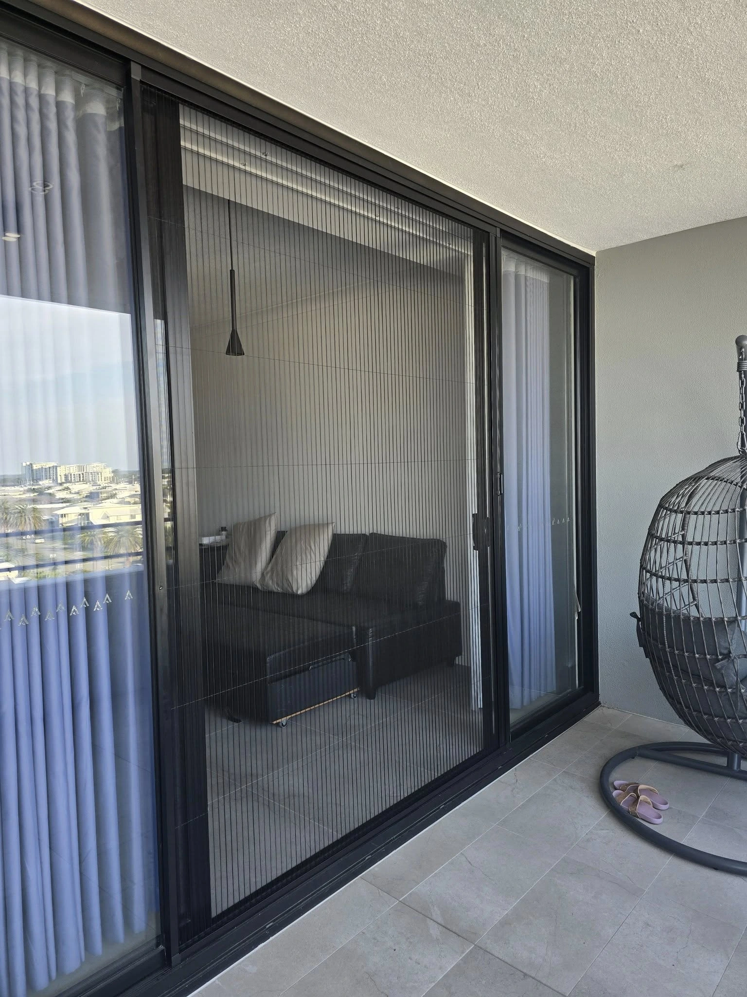 Screen Pleated Retractable Fly Screens