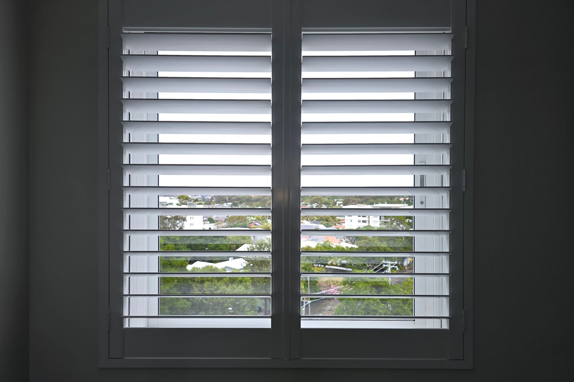 Bedroom window out onto the street