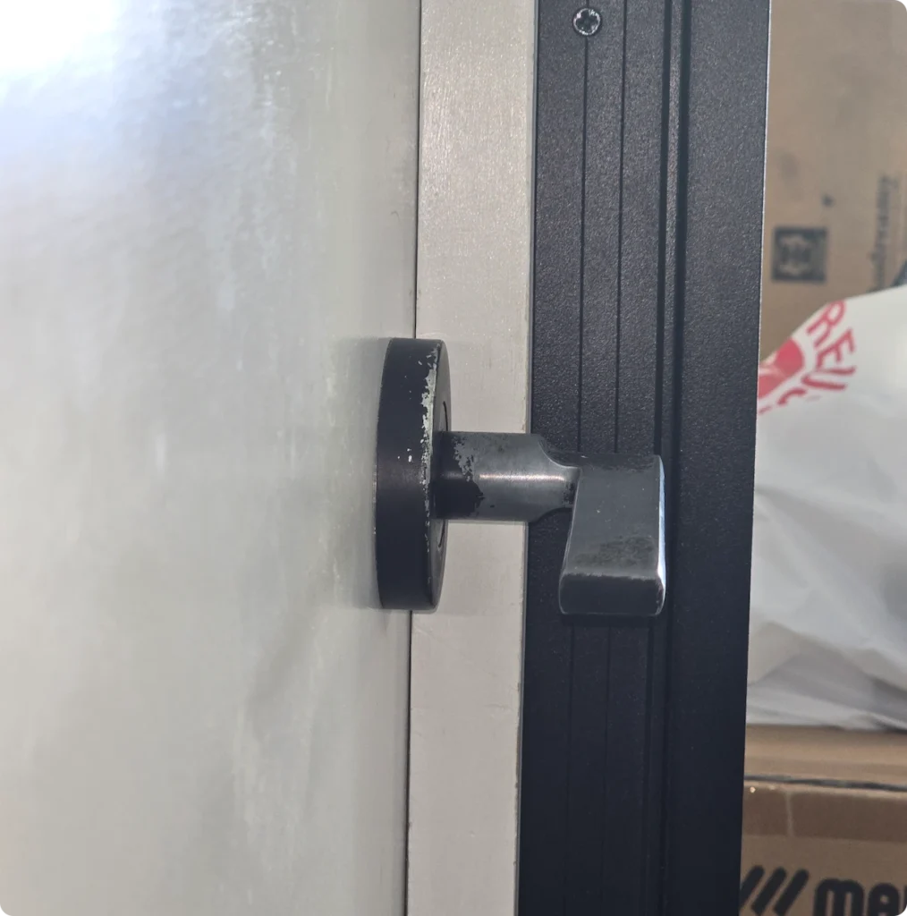Close up of newly installed jam adapter