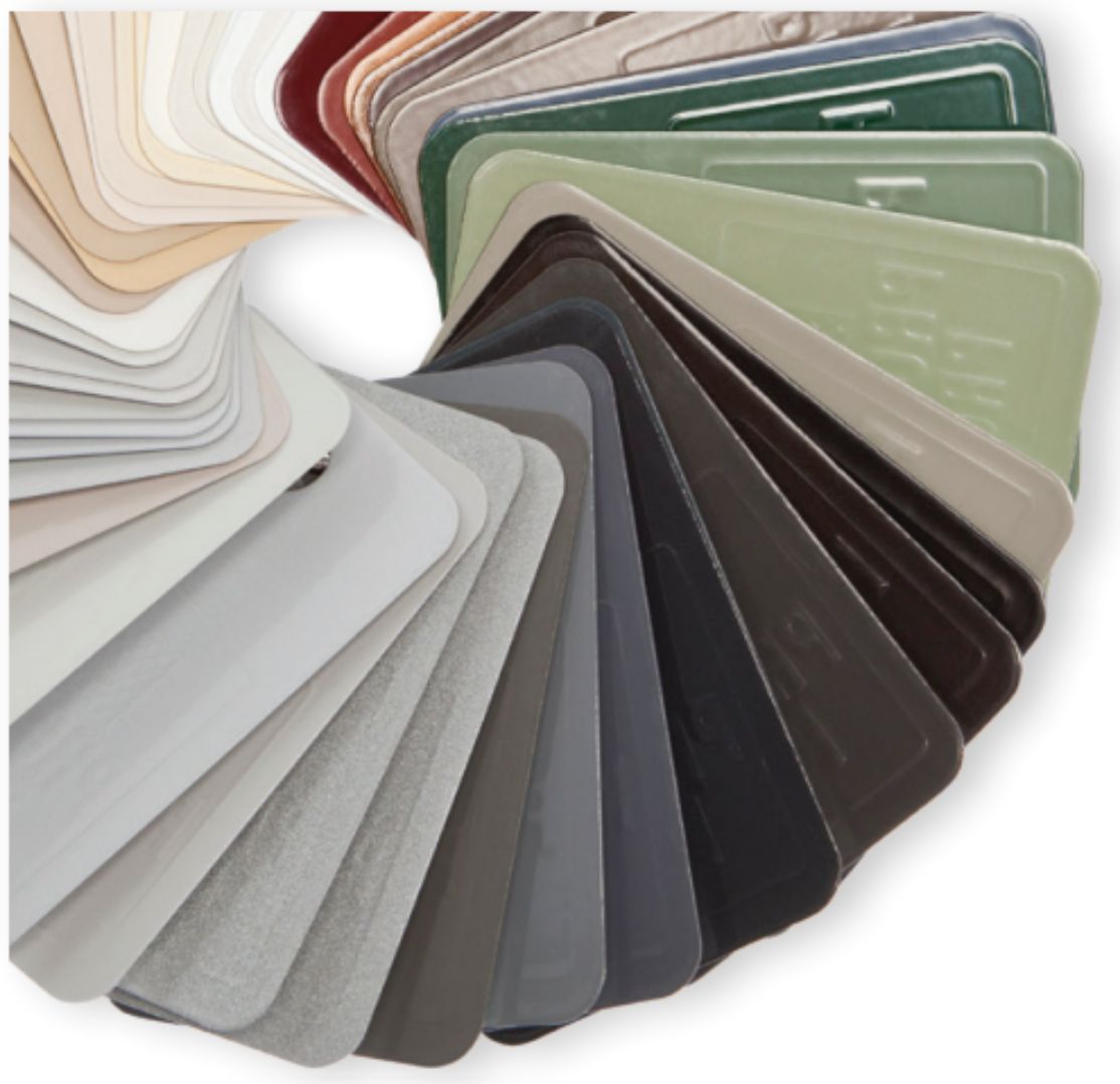 Powder coated colour options wheel