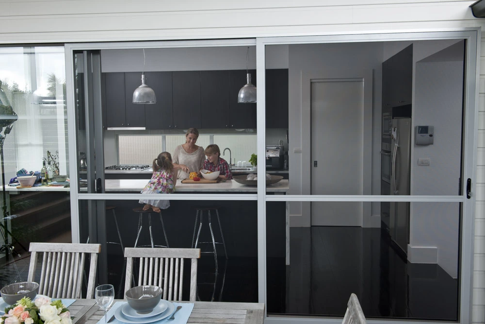 Fly Screens - Kitchen View