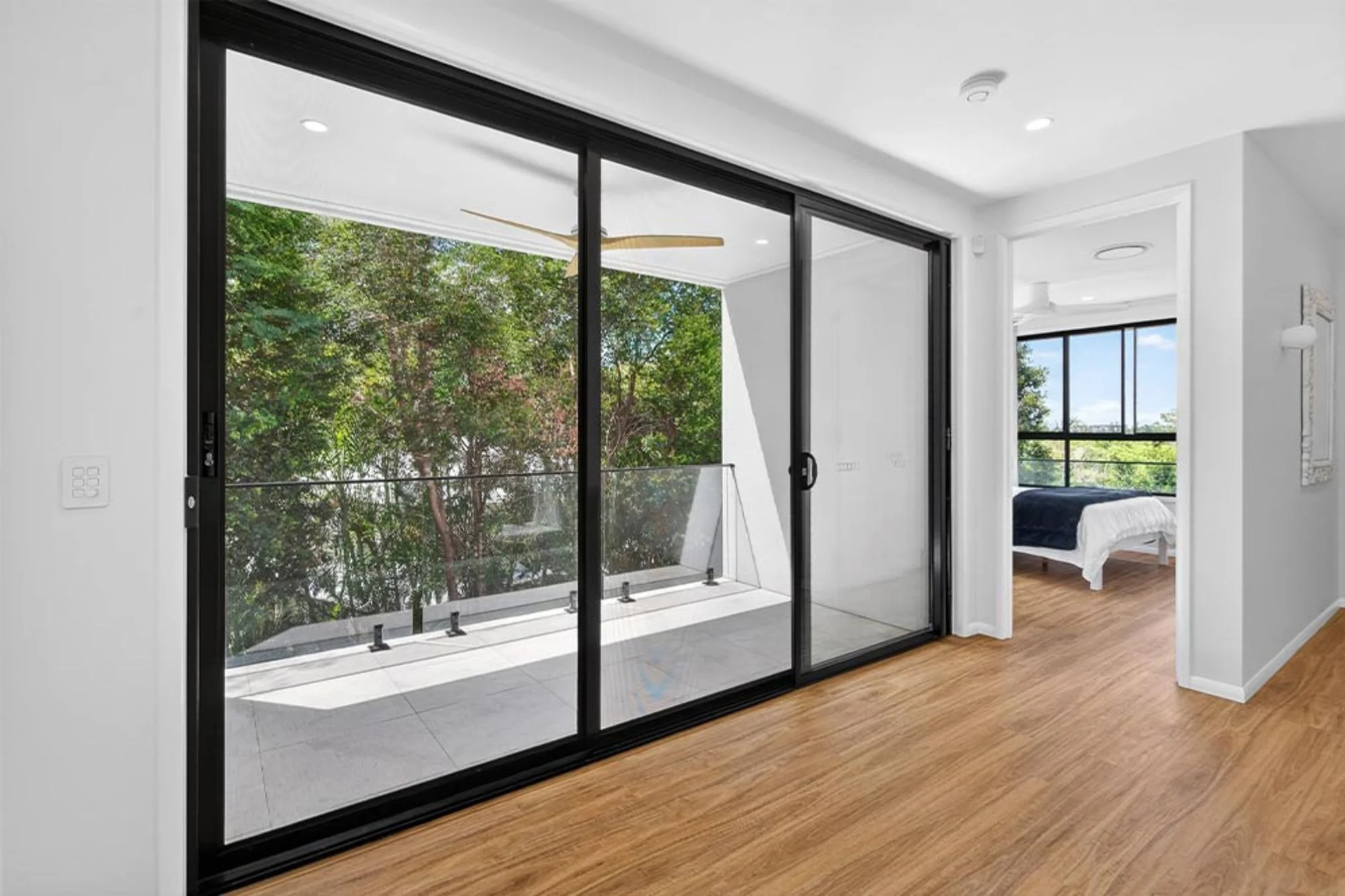 Sliding ForceField security doors