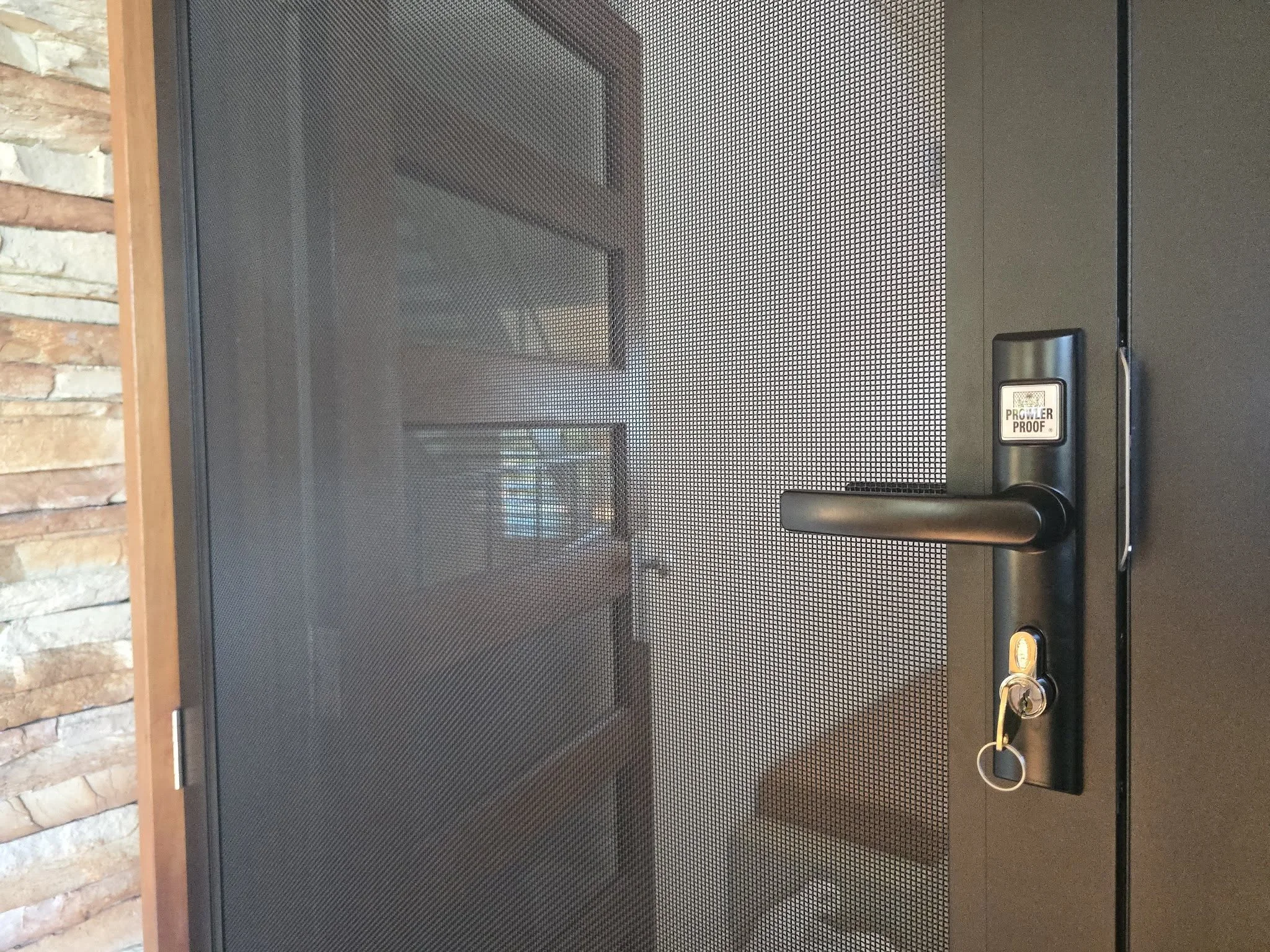 ForceField hinged security front door